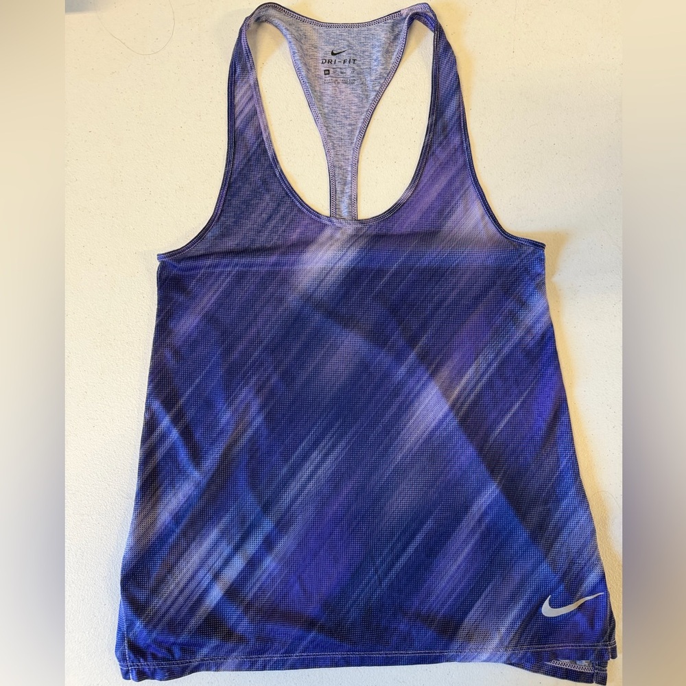 Nike Dri-Fit Purple Racerback Athletic Tank Top XS
